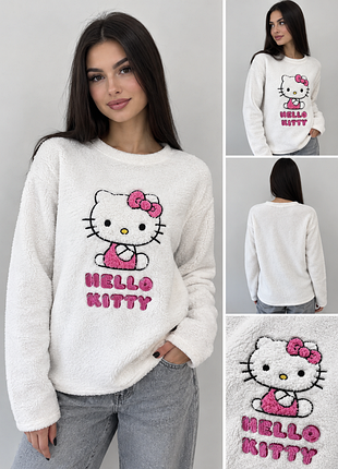 Тепла кофта для дому hello kitty