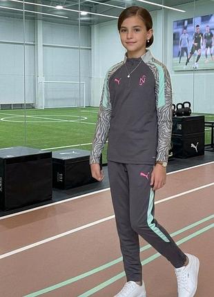 Подростковый спортивный костюм бренда puma на девочку 11-12 лет🌹