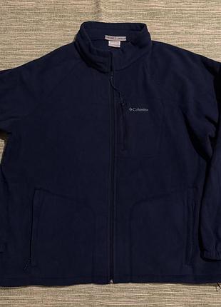 Флісова чоловіча кофта на за молніі xxl columbia
