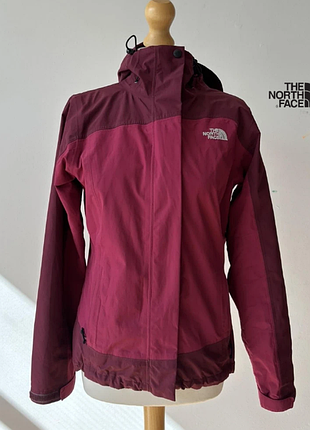 Куртка tnf ветровка the north face розово бардовая съемной флисокой l
