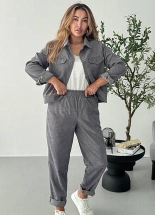 Вельветовый костюм 4