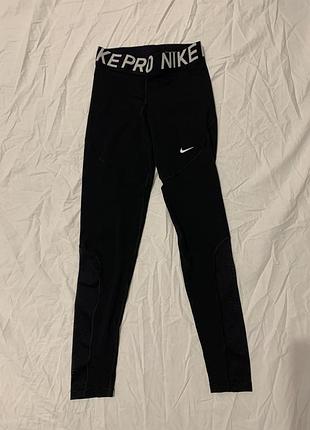 Жіночі спортивні компресійні легінси nike pro 365 women's crop tights