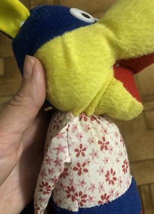 Мяка іграшка маріонетка собака пес іграшка вінтажна 5