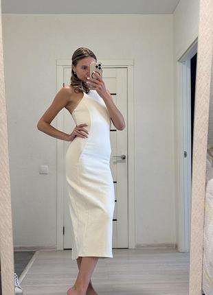 Біла сукня zara 3