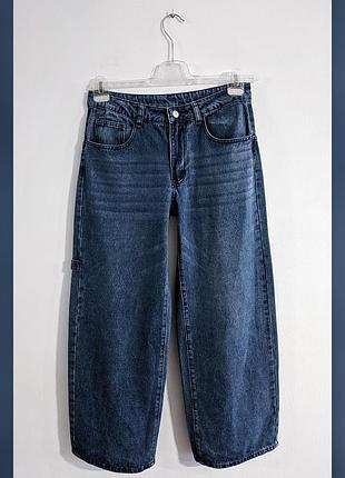 Джинсы-багги shein denim jeans
