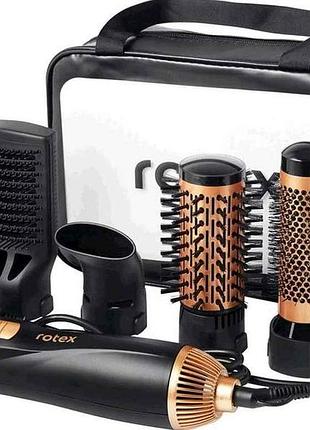 Фен щітка 1200вт rhc490-t airbrush тм rotex