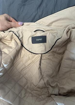 Жіночий тренч esprit бежевий 5