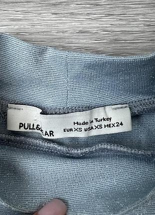 Блискучий кроп топ pull&bear 2