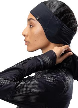 On running повязка на голову светоотражающая для бега lumos headband черная