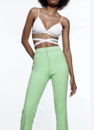 Брюки вкорочені zara р.m