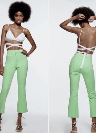 Брюки вкорочені zara р.m 2