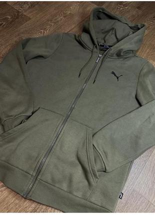 Кофта жіноча спортивна puma хакі