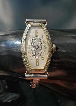 Sorority 14k золотой механические женские часы, Швейцария, 1920ти