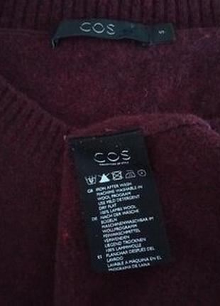 Шерстяной свитер cos 6