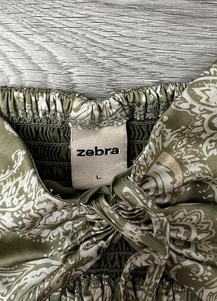 Атласний топ zebra 3