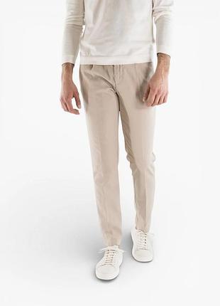Нові фірмові брюки чіноси myths pantaloni ice cotton pinces beige