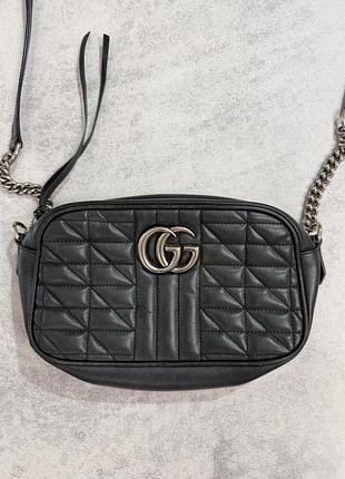 Gucci marmont стильна оригінальна жіноча сумочка