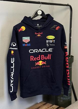 Худи oracle red bull racing formula 1 с логотипами спонсоров