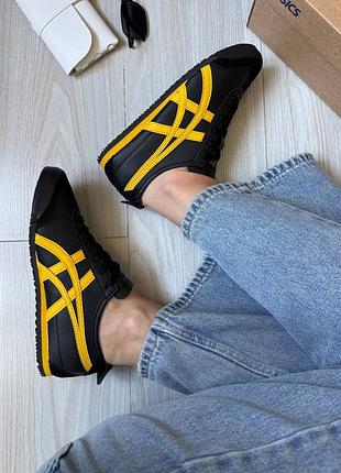 Asics onitsuka tiger black/yellow 8