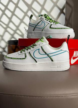 Мужские кроссовки nike air force 1 '07 prm worldwide pack white sky