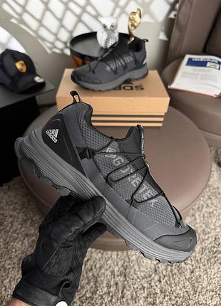 👟 мужские кроссовки adidas voyager new 1977x dark grey black термо