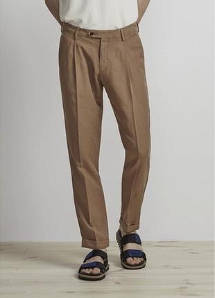 Нові фірмові брюки myths pleated turn-up trousers