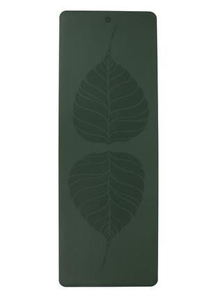 Йога-мат bodhi phoenix xl bodhi leaves forest green матовый 200x66x0.4 см