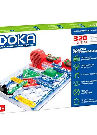 Электронный конструктор "320 схем" doka d70707 звук и свет