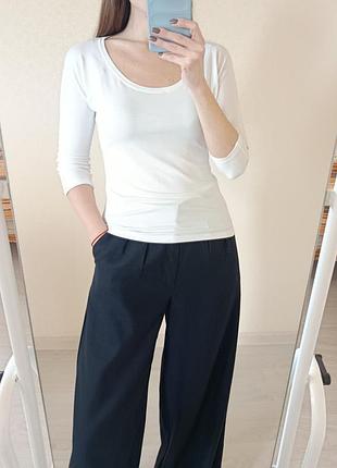 Белый лонгслив max mara 3
