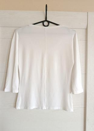 Белый лонгслив max mara 7