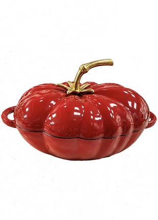 Кастрюля yiwu iron tomato чугунная эмалированная 3.5 л красный hp-1-20-2red