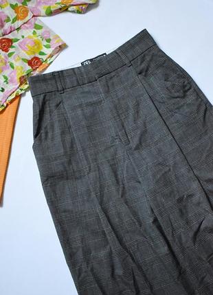 Классические широкие брюки zara xs