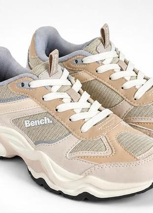 Женские кроссовки bench бежевый р. 37 (стелька 23,5 см)