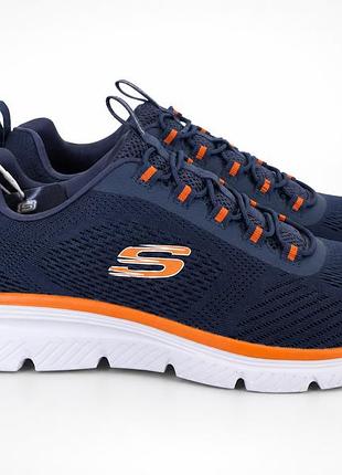 Кроссовки мужские skechers burns 2.0 callan 8790200/nvor синие 41 (197627244587) 26 см