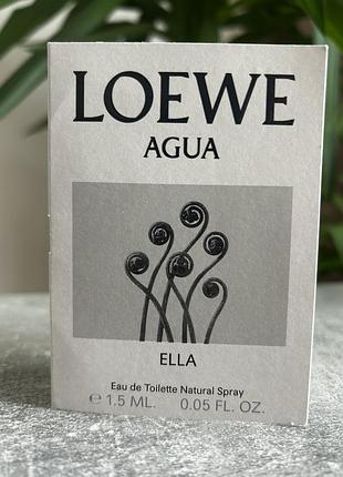 Пробник парфумів loewe agua ella eau de toilette natural spray 1.5 мл унісекс
