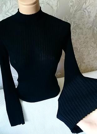Водолазка в рубчик, zara, m 3