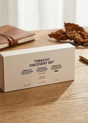 Набір парфюмів для чоловиків zara tobacco collection discovery set edp
