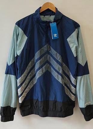 Чоловіча вітровка анорак adidas v stripes windbreaker
