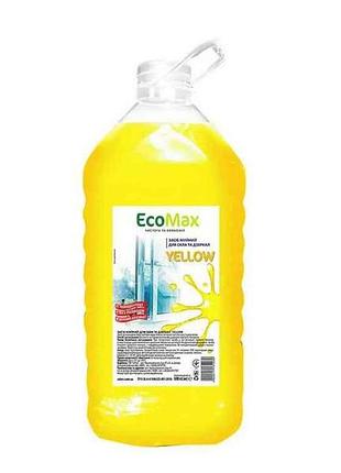 Засіб мийний для скла та дзеркал 5л yellow тм ecomax