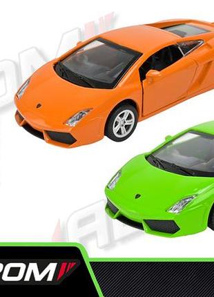 Машина автопром 2 кольри 1:43 lamborghini gallardo lp560-4,відкр.двері
