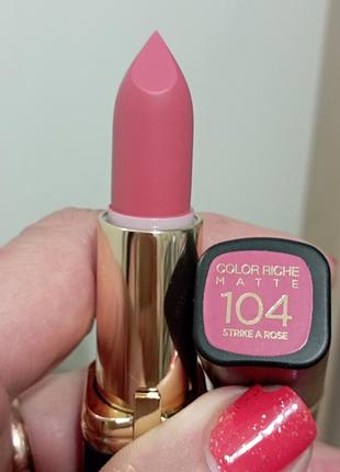 L'oréal помада тон 104
