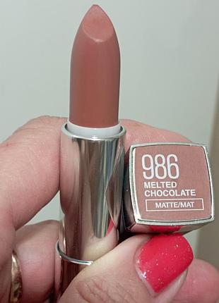 Maybelline помада тон 986 2