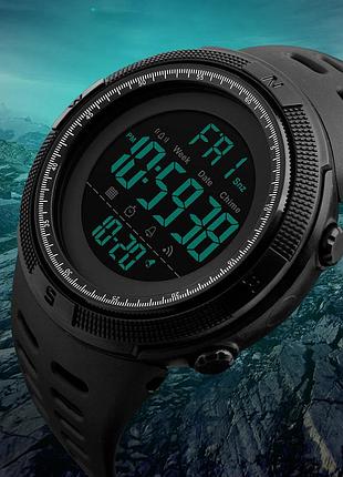 Мужские часы skmei 1251 all black 3