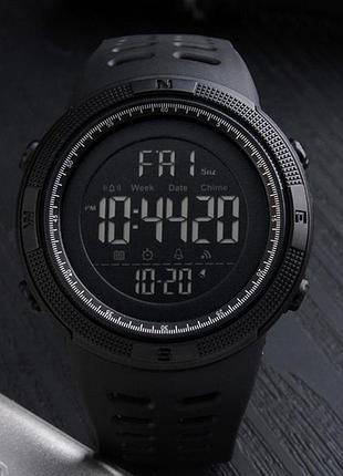Мужские часы skmei 1251 all black 4