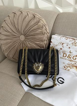 Сумка d&g чорна 7