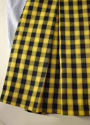 Новая трендовая юбочка в клетку h&amp;m 6