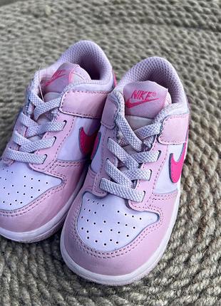 Кросівки для дівчинки nike, рожеві, розмір 22