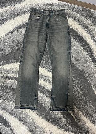Джинси жіночі zara кльош сірі eur 36, s