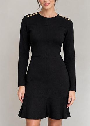 Zara knit черное трикотажное платье как новое.
zara knit чорна трикотажна сукня як нова.