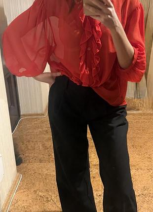 Брюки жіночі h&m палаццо чорні